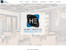 Tablet Screenshot of haimaemirates.com
